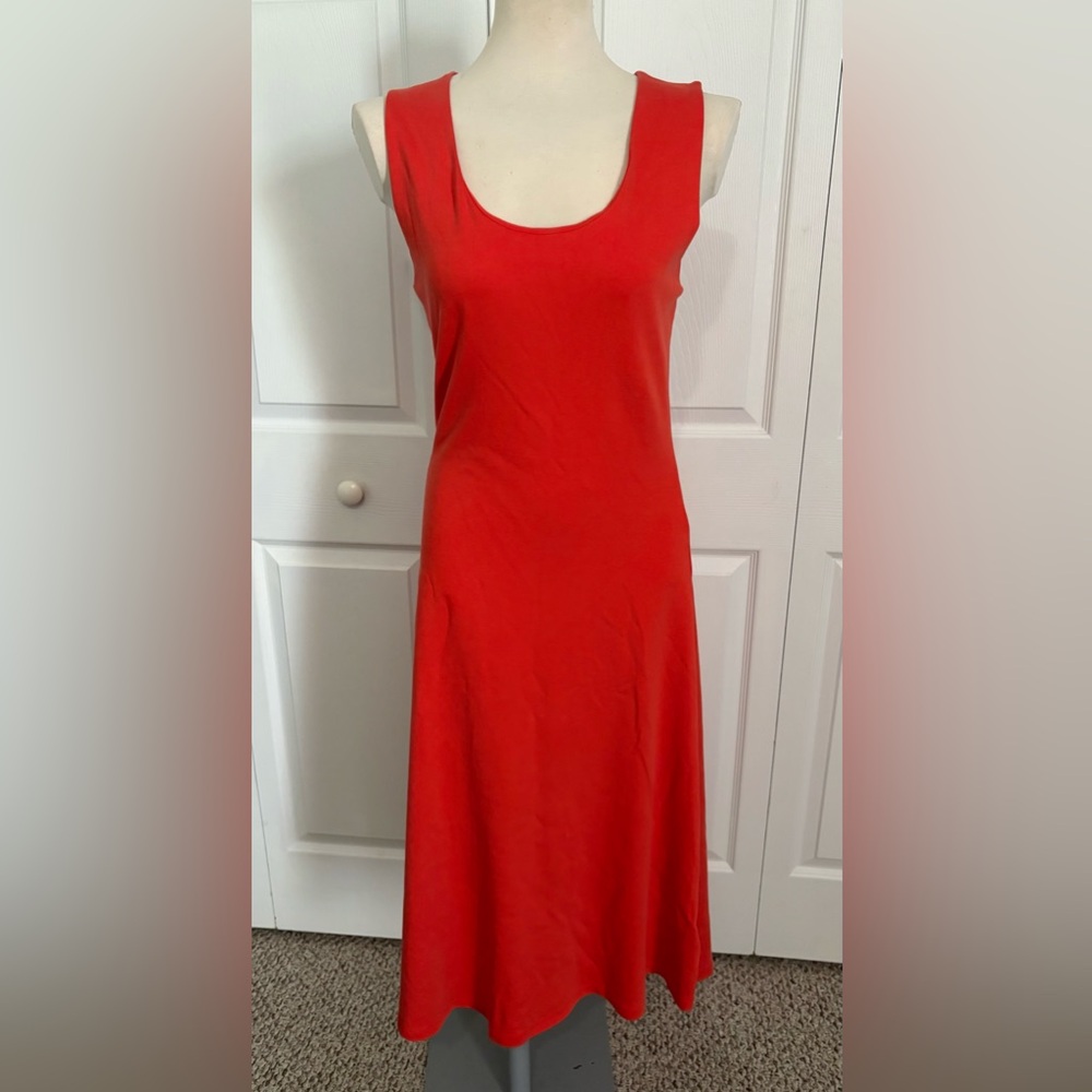 🍁 Zara Sleeveless Orange Dress